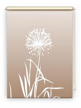 Rollo Allium 24 cappuccino, Rollo, Motivrollo, Rollo mit Druck, Fotorollo, bedrucktes Rollo, Fensterrollo,verdunkelndes Rollo, Sonnenschutz Rollo